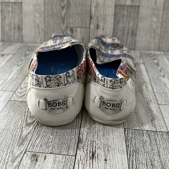 Bobs Skechers memory foam women’s Garfield comic strip shoes size 10 - Picture 5 of 8